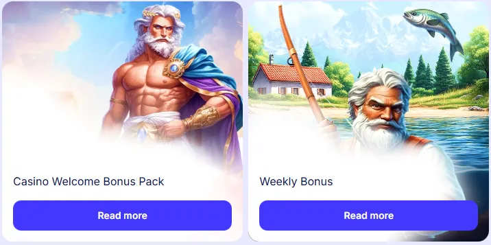 Bonuses at Fortunica Casino